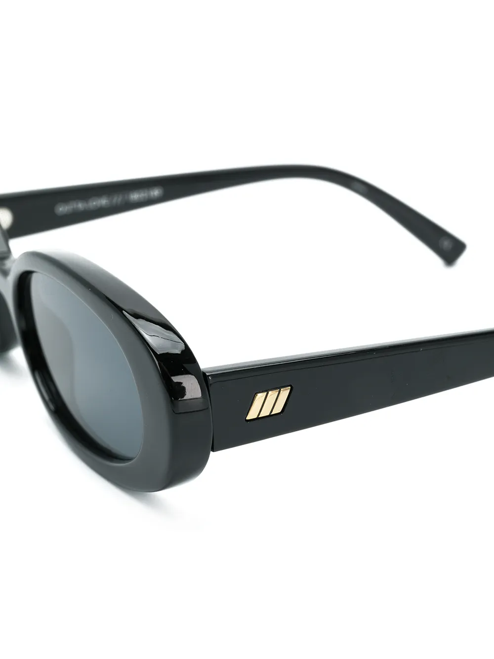 Le Specs オーバル サングラス | ブラック | FARFETCH JP