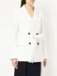 Comme Moi contrast stitching blazer