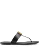 Image 1 of Gucci Double G leather thong sandals