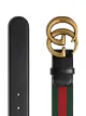 Gucci Web belt with Double G buckle