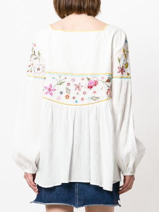 embroidered bohemian tunic展示图