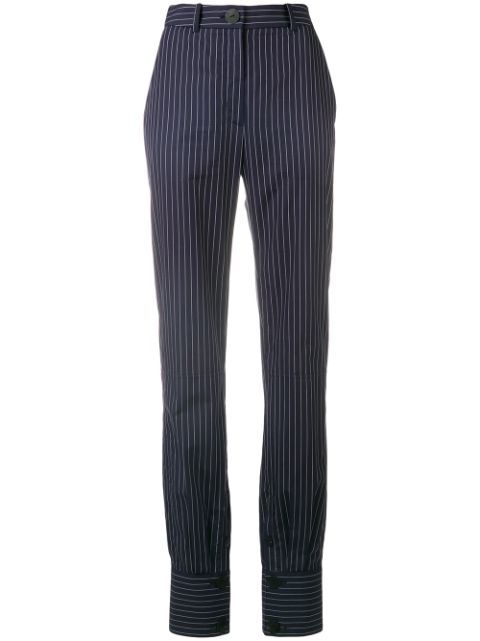 JW Anderson high waist pinstriped trousers Women