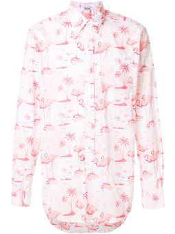 flamingo printed shirt