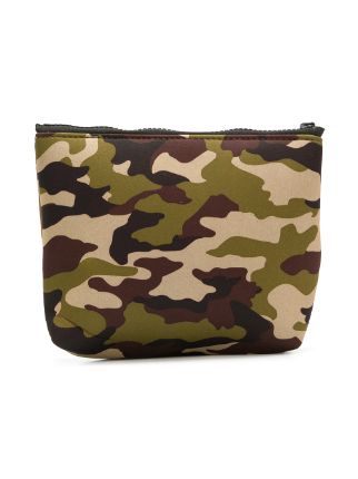 camouflage print wash bag展示图