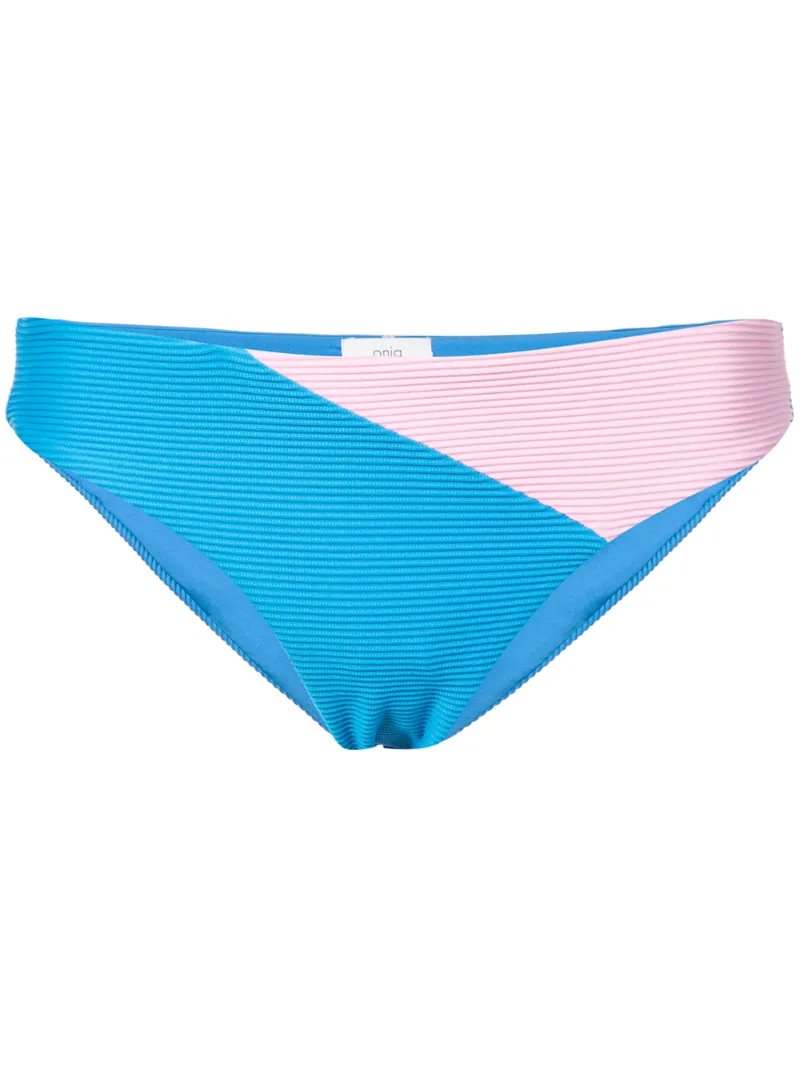 onia lily拼色比基尼三角裤 - 蓝色 in blue