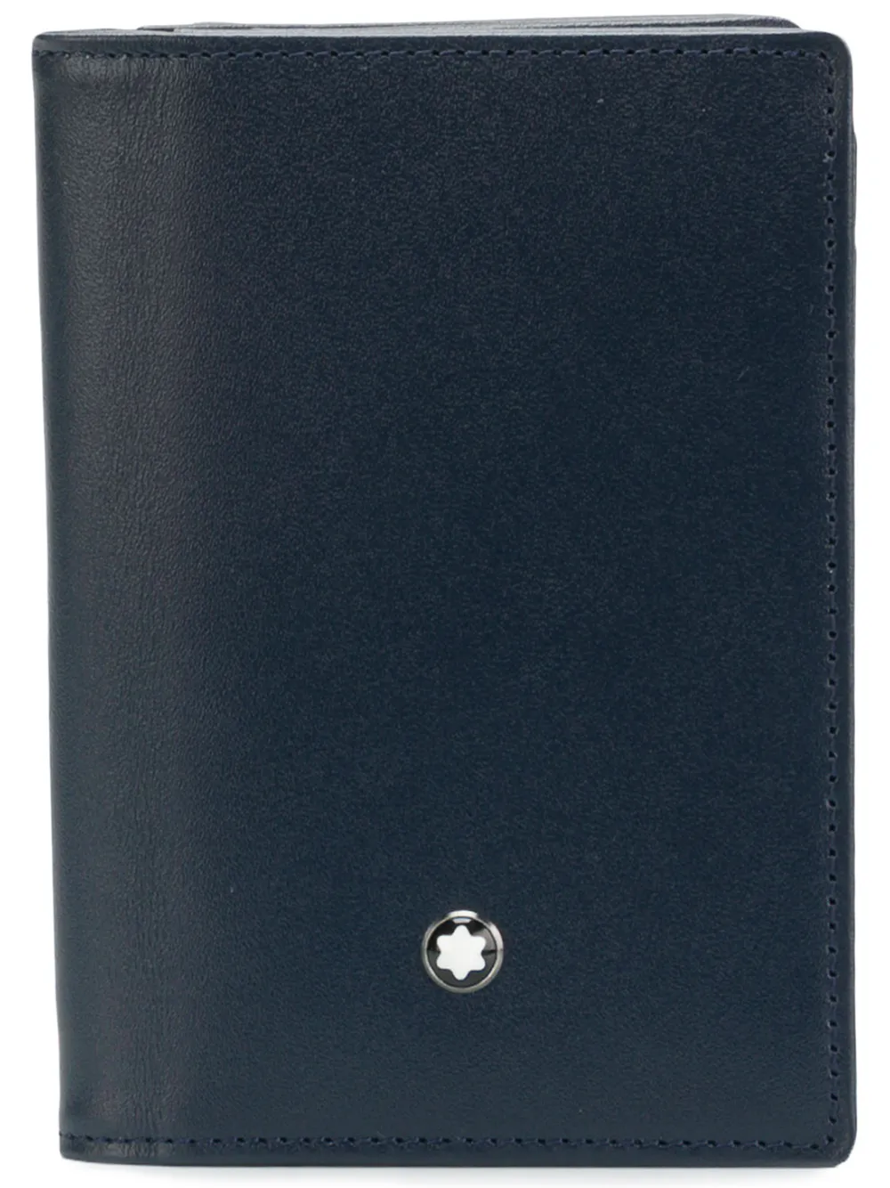 Montblanc logo embossed wallet | Blue | Image 1