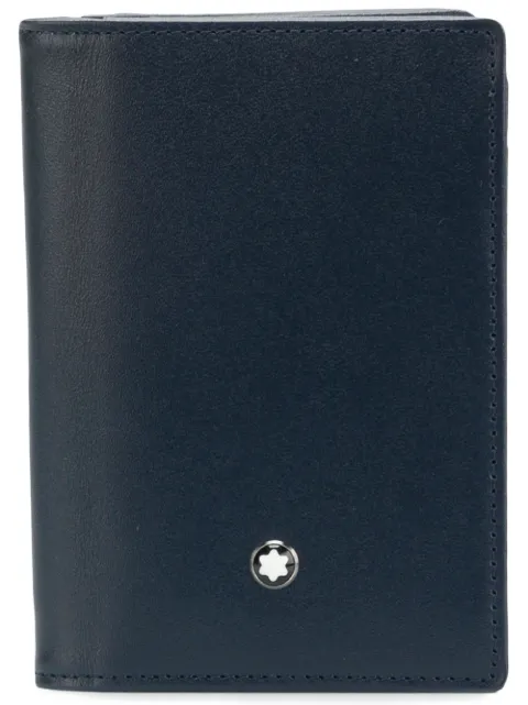 Montblanc logo embossed wallet