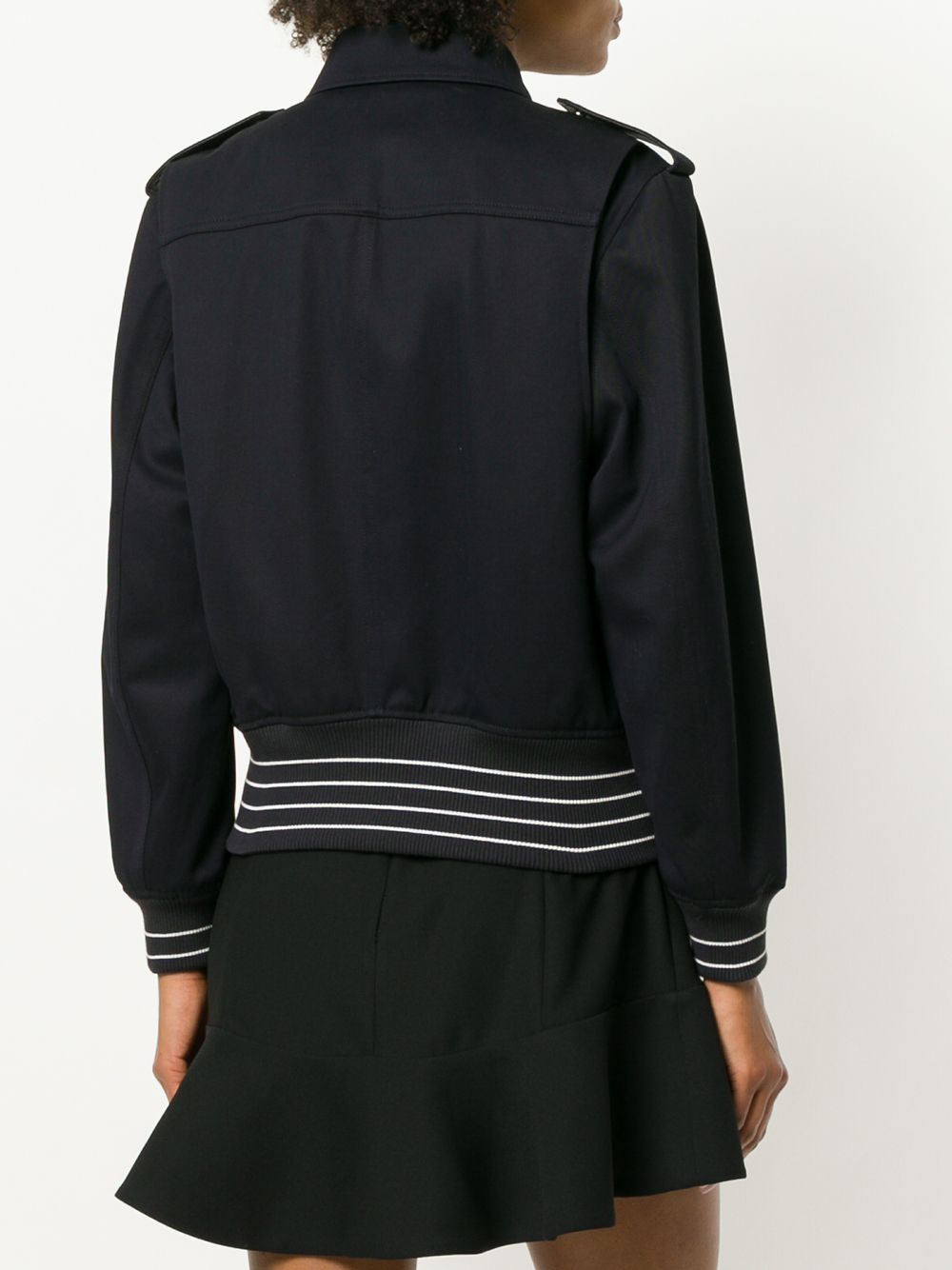 фото Givenchy приталенная куртка на молнии