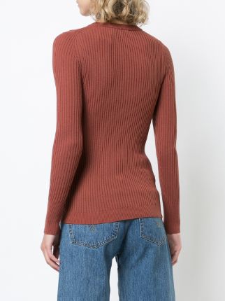 ribbed fitted sweater展示图