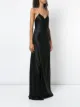 Michelle Mason strappy wrap gown
