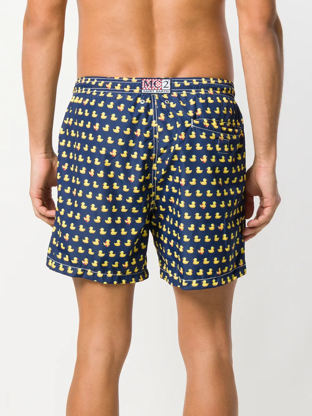 MC2 Saint Barth duck print swim shorts Blauw