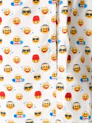 emoji print swim shorts展示图