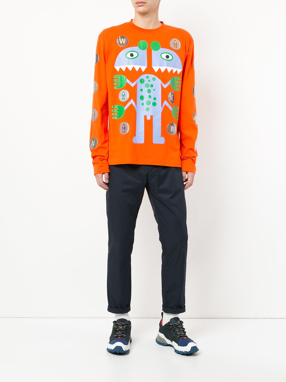 фото Walter Van Beirendonck Pre-Owned толстовка с принтом