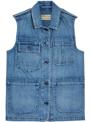 Burberry Sleeveless Japanese Denim Jacket - Farfetch