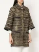 Chanel Pre-Owned checked pattern buttoned up jacket