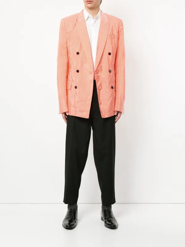 Haider Ackermann double-breasted Blazer | Yellow | FARFETCH