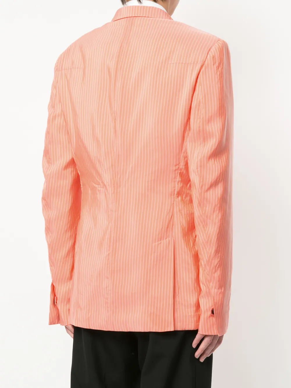 Haider Ackermann jas met dubbele rij knopen Geel