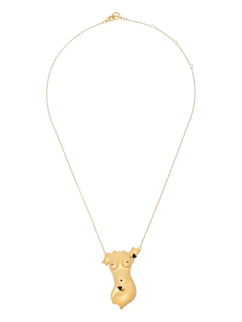Anissa Kermiche Pit Power gold-plated sterling silver necklace