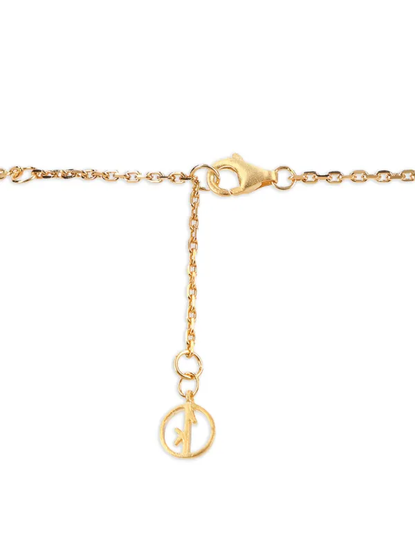 ネックレス・ペンダント ANISSA KERMICHE PIT POWER 24K GOLD-PLATED SILVER NECKLACE Anissa Kermiche Pit Power Necklace | Gold | FARFETCH MY