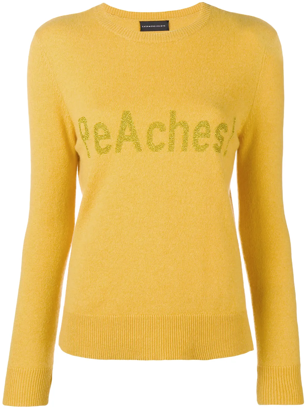 

Cashmere In Love cashmere peAches! jumper - Yellow