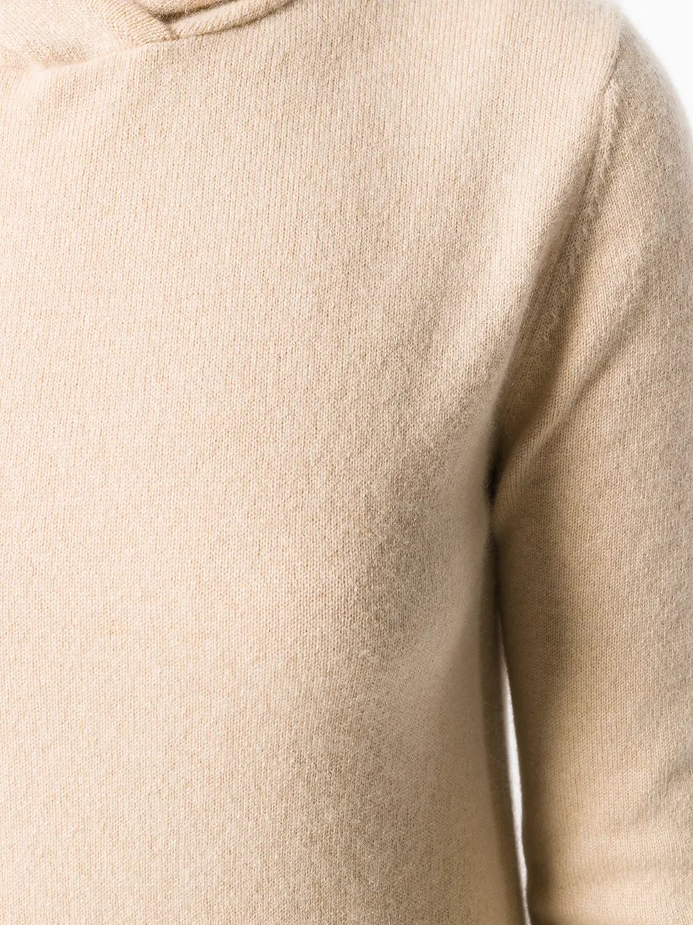 Cashmere In Love Mabel trui met capuchon Beige
