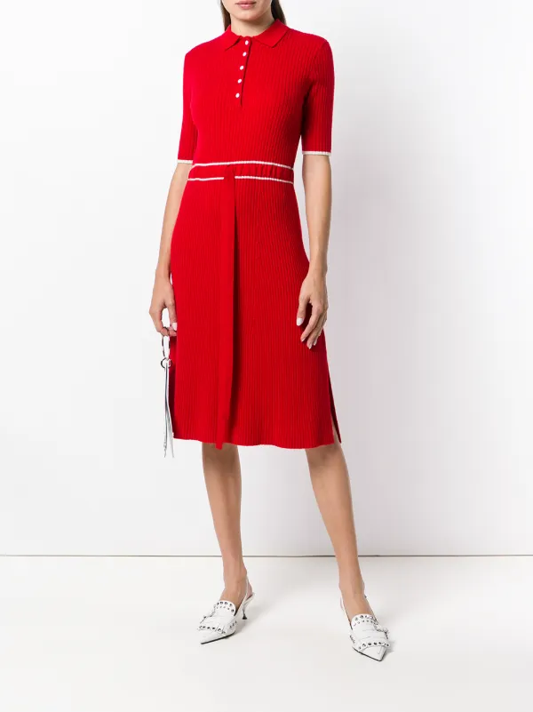 fitted lace wedding dress Red Cashmere Sweater Dress (SZ M)  elleandava