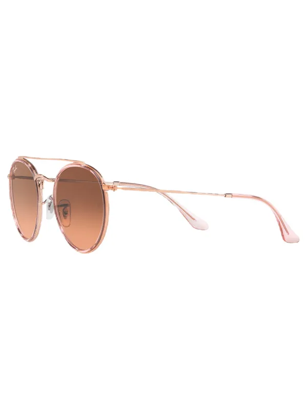 Ray-Ban RB3647N round-frame Sunglasses | Pink | FARFETCH display picture 3