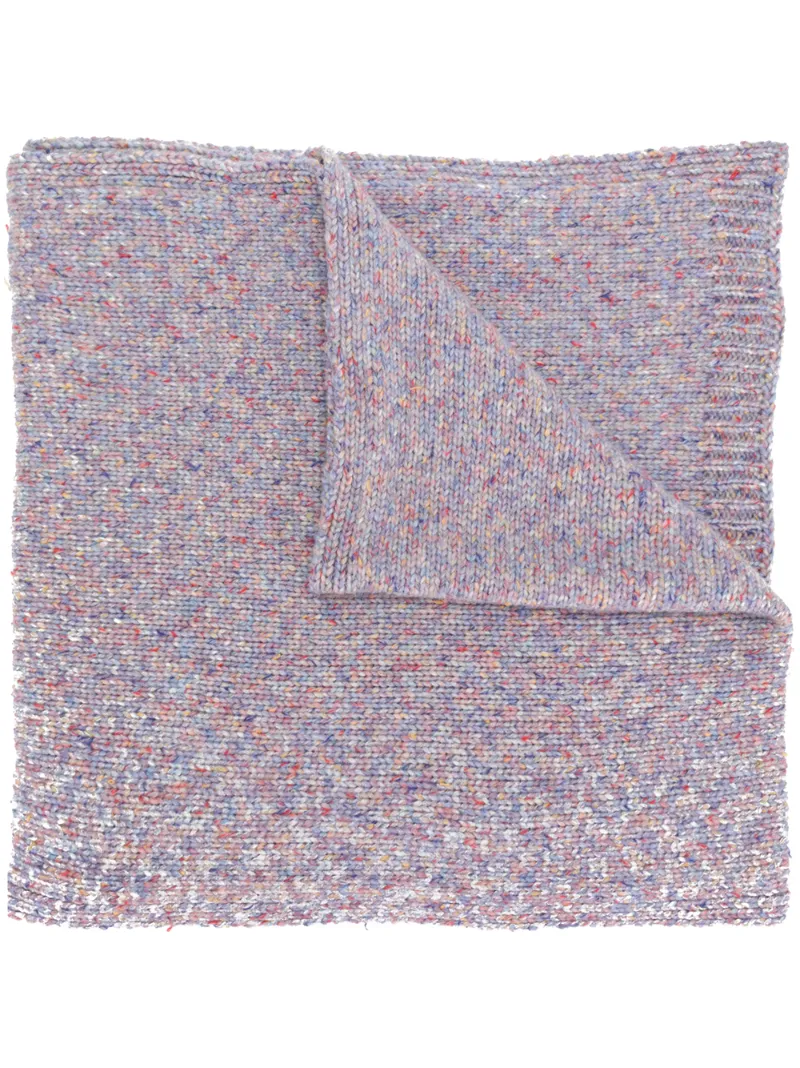 YMC вязаный шарф в пятнышко