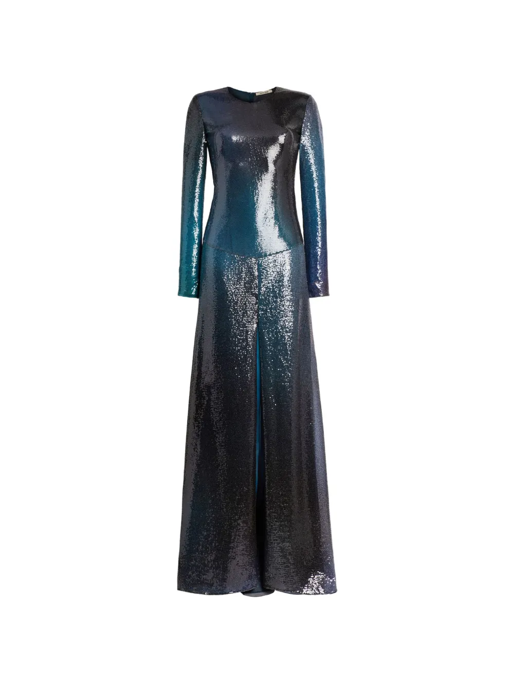 Roberto Cavalli Robe du soir à paillettes liquides - Bleu Roberto Cavalli Robe du soir à paillettes liquides - Bleu