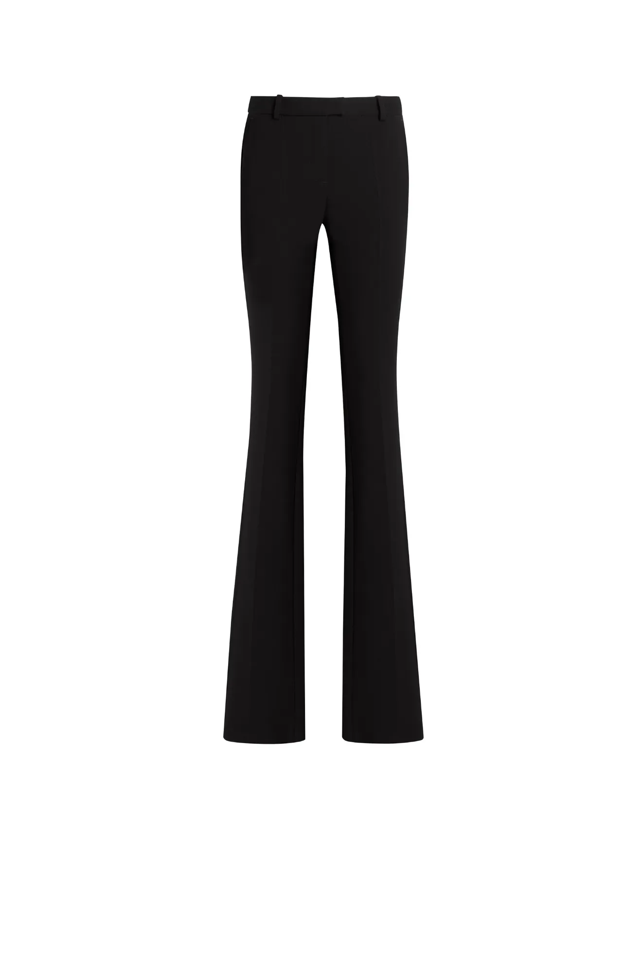 black boot leg trousers