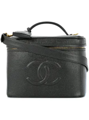 Chanel Vintage Bags Retro For Women Farfetch Chanel Vintage Cosmetic Vanity Hand Bag