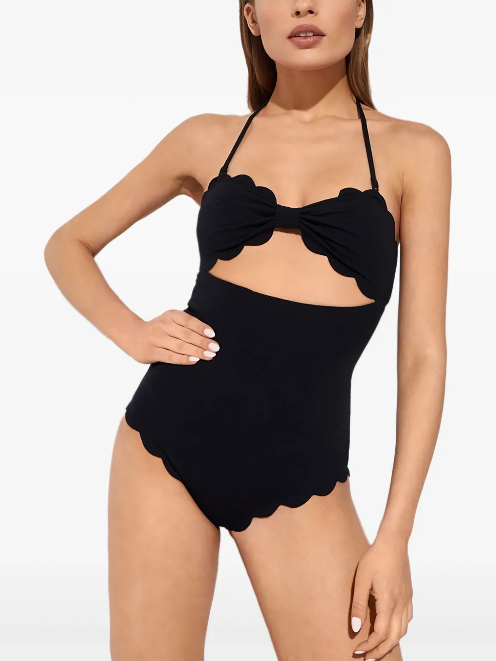  Marysia Badeanzug Mit Cut Out   Blau 
