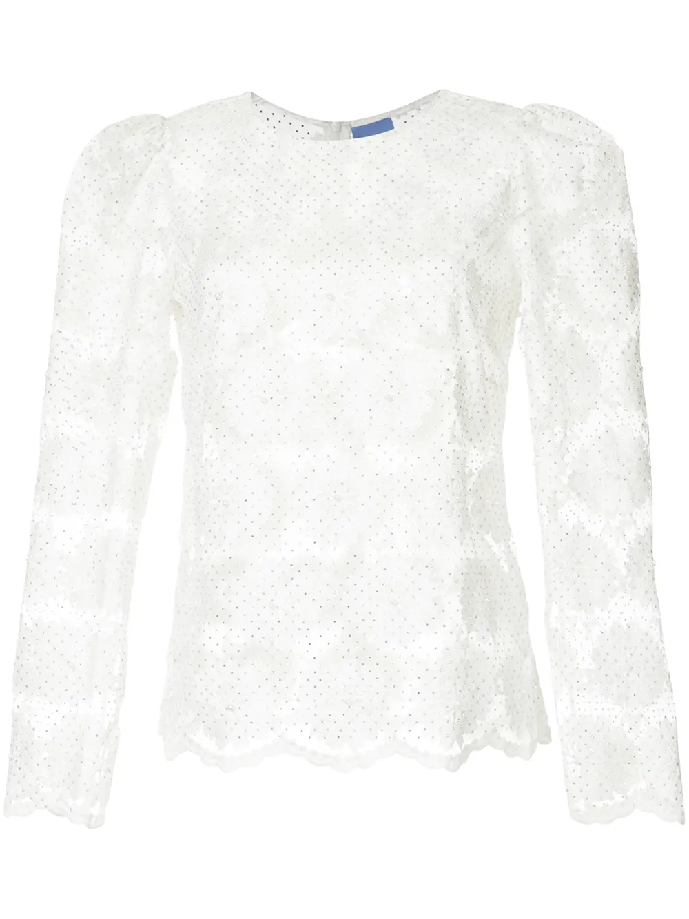 

Macgraw embroidered floral blouse - White