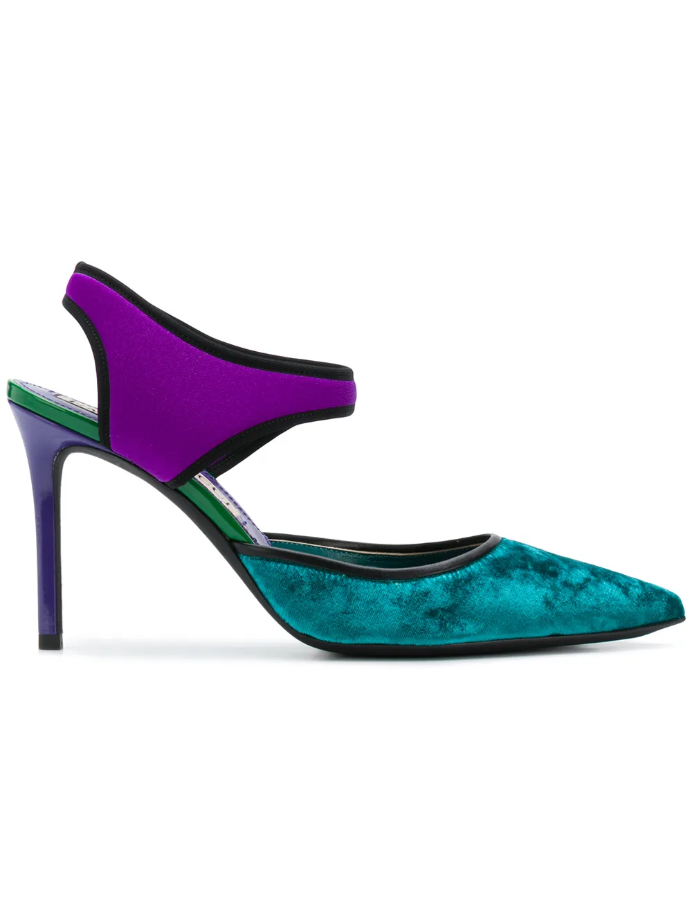 Emilio Pucci Slingback colour-block Pumps - Tendenza classica, vale la pena avere Emilio Pucci Slingback colour-block Pumps - Tendenza classica, vale la pena avere