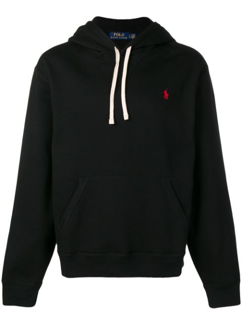 black polo hoodie
