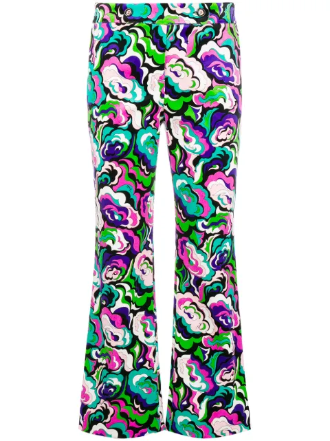 PUCCI cropped flared trousers