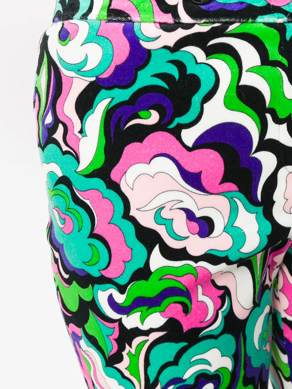 PUCCI broek met wijde pijpen Groen