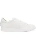 Geox lace-up fastened flat sneakers - White