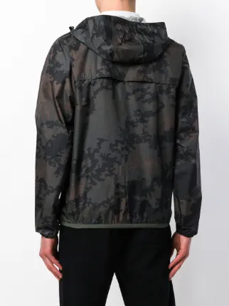 camouflage contrast zip jacket展示图