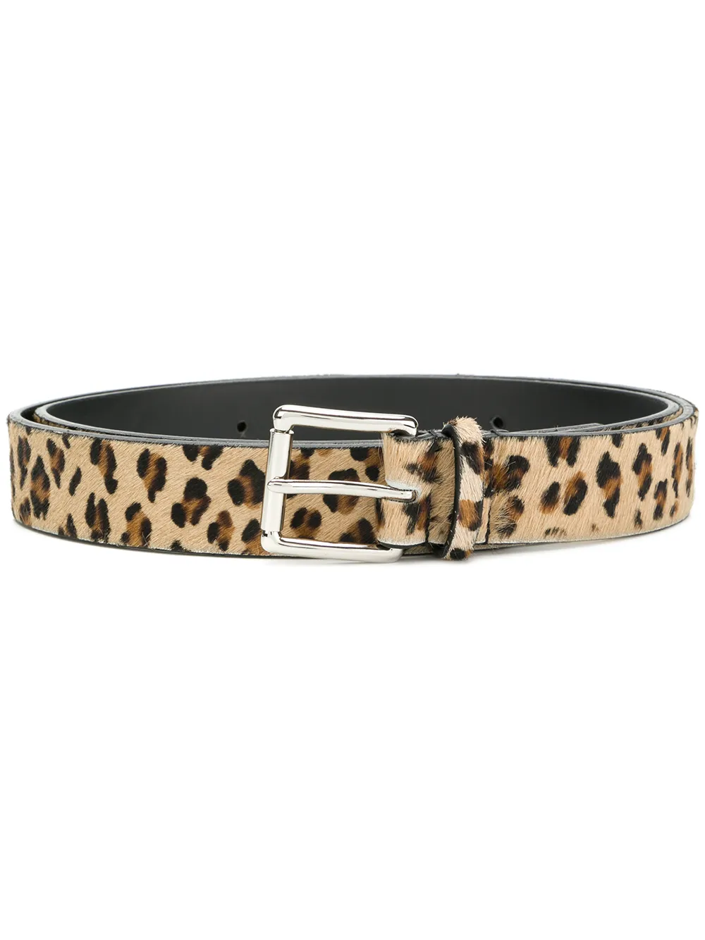 Très Bien Leopard Print Belt