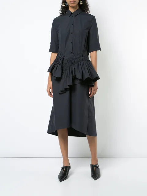 Sander Jil Sander Jil Arruffato Sander Vestito Arruffato Jil Vestito xxrZYg