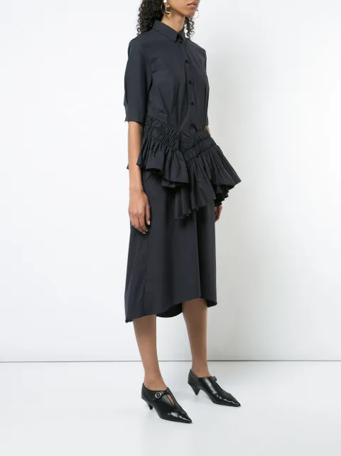 Sander Jil Sander Jil Arruffato Sander Vestito Arruffato Jil Vestito xxrZYg