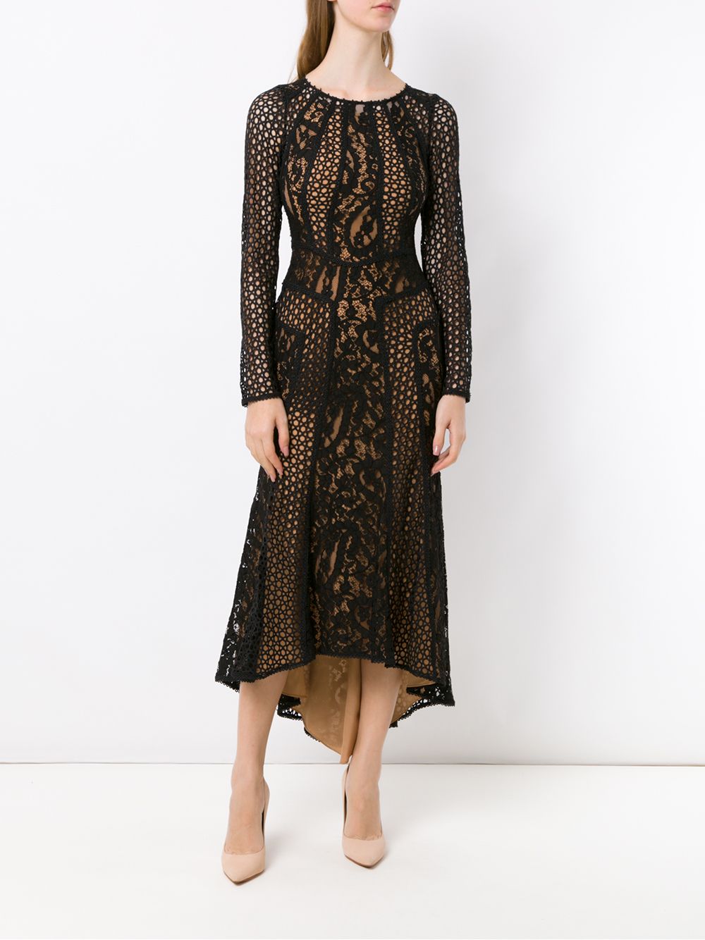 Martha Medeiros Miranda Lace Midi Dress - Farfetch