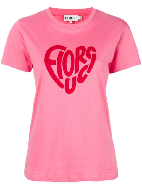 Fiorucci Heart Logo Print T-shirt - Farfetch