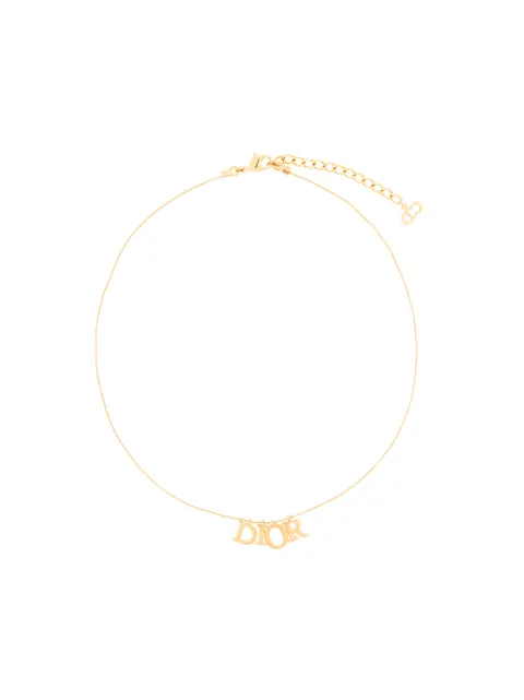 Christian Dior Letter Necklace - Farfetch