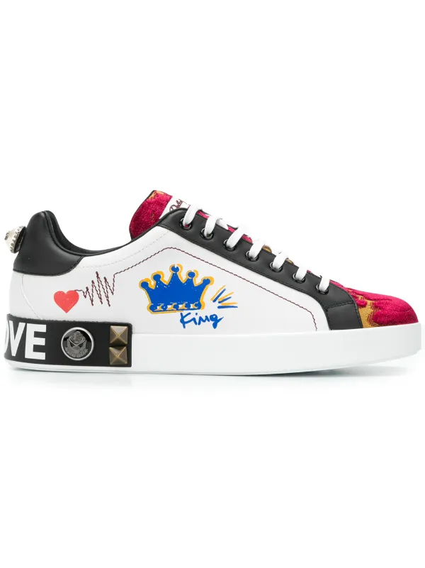 Dolce & Gabbana Tenis Con Aplique De Corona Farfetch Vistazo Baratas Nike Air Max 1 Mujer Zapatillas Venta