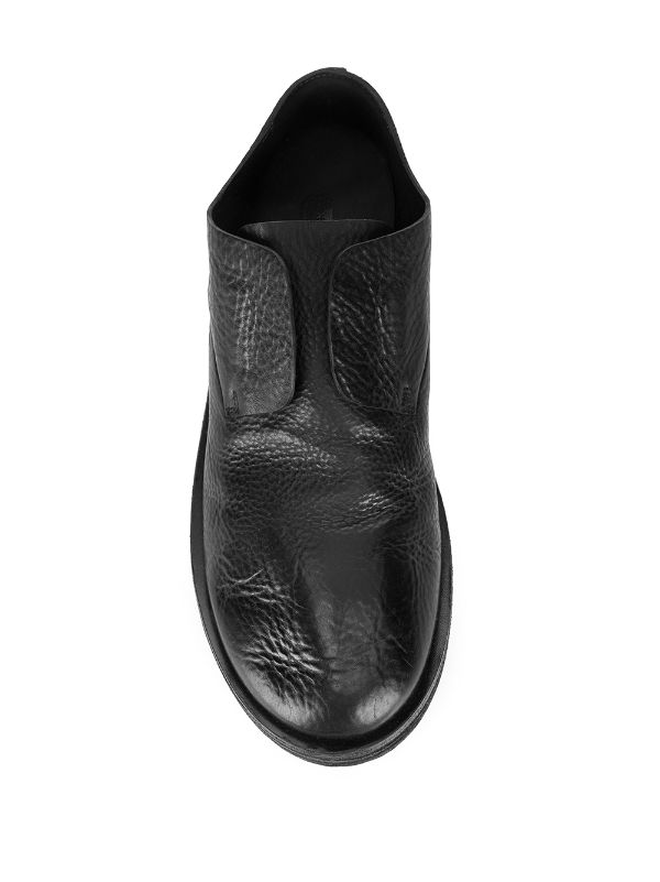 Shop black Marsèll laceless Derby shoes 
