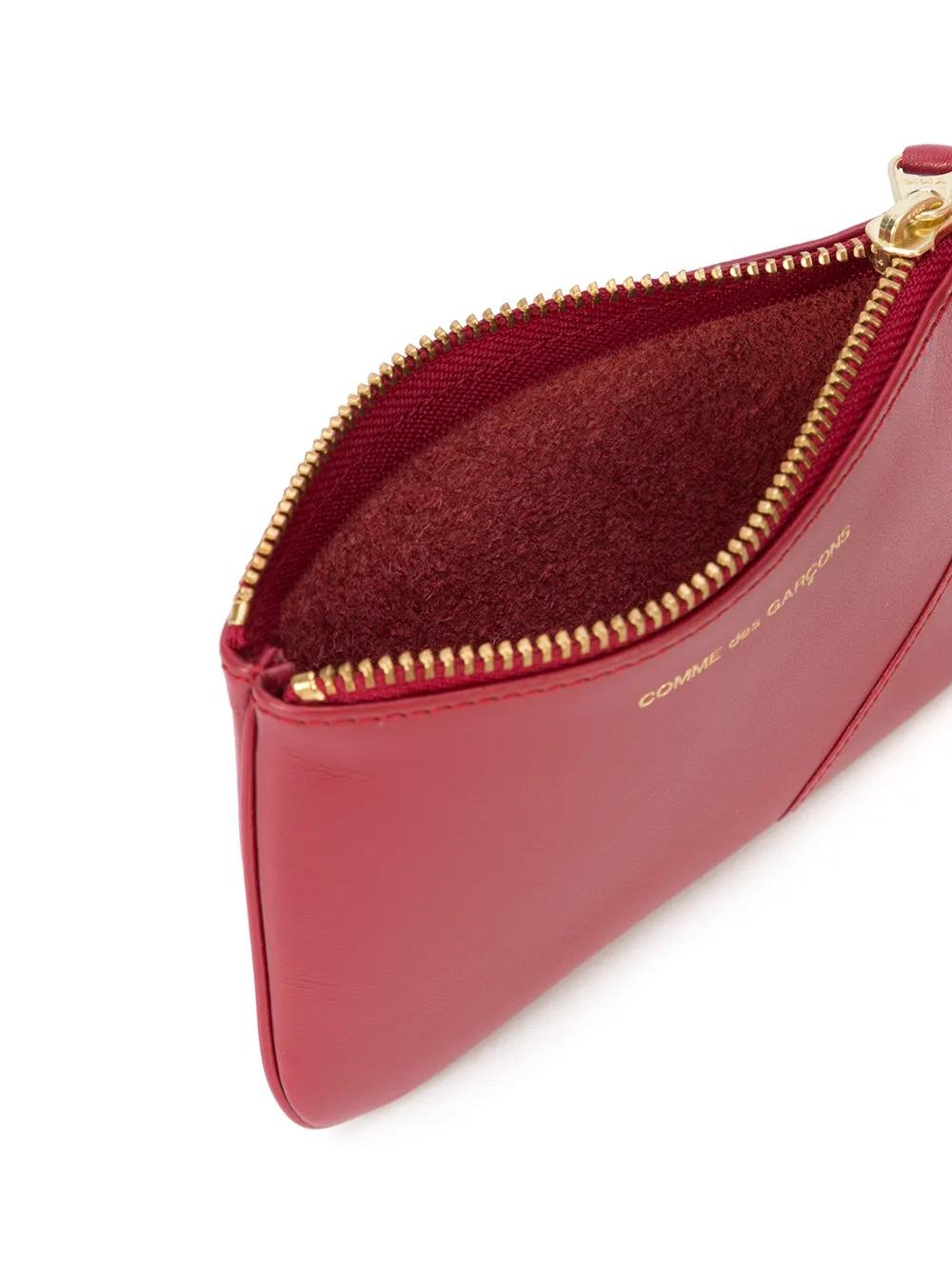 Comme Des Garçons Wallet zipped wallet Rood