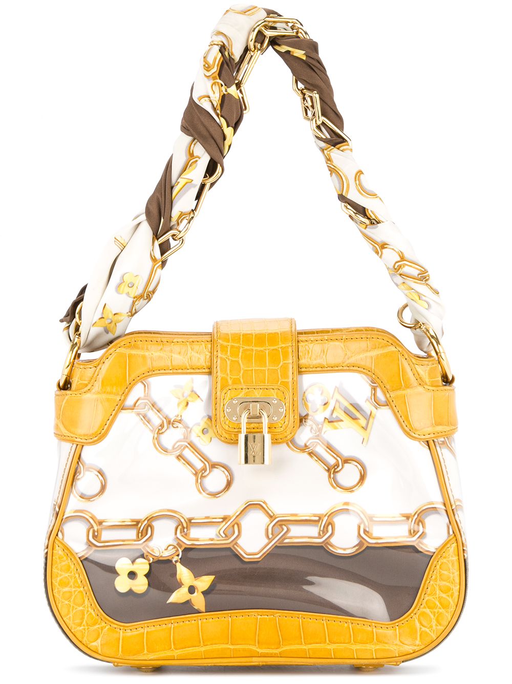 Louis Vuitton Linda Monogram Charms Scarf Bag - Yellow Shoulder