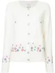 Image 1 of Chanel Pre-Owned cashmere floral embossed cardigan
